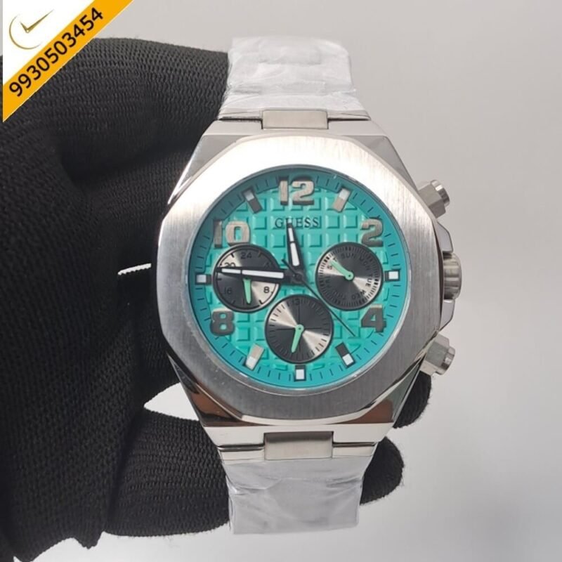 Guess Empire Multifunction Tiffany Blue Dial Swiss Watch