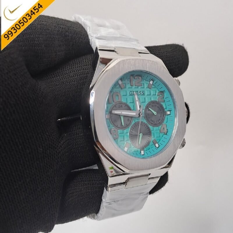 Guess Empire Multifunction Tiffany Blue Dial Swiss Watch - Image 2