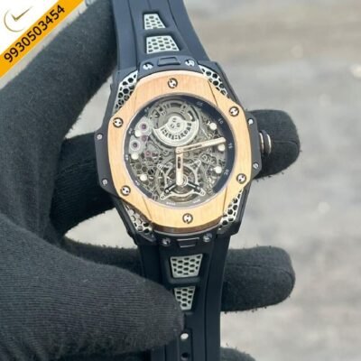 Hublot BIG BANG TOURBILLON ‘Samuel Ross’ Black-Matt Skeletone Dial Automatic Watch
