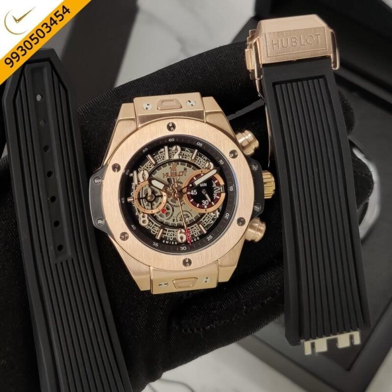 Hublot Big-Bang UNICO King Black Dial Black Rubber Strap Swiss Watch - Image 2