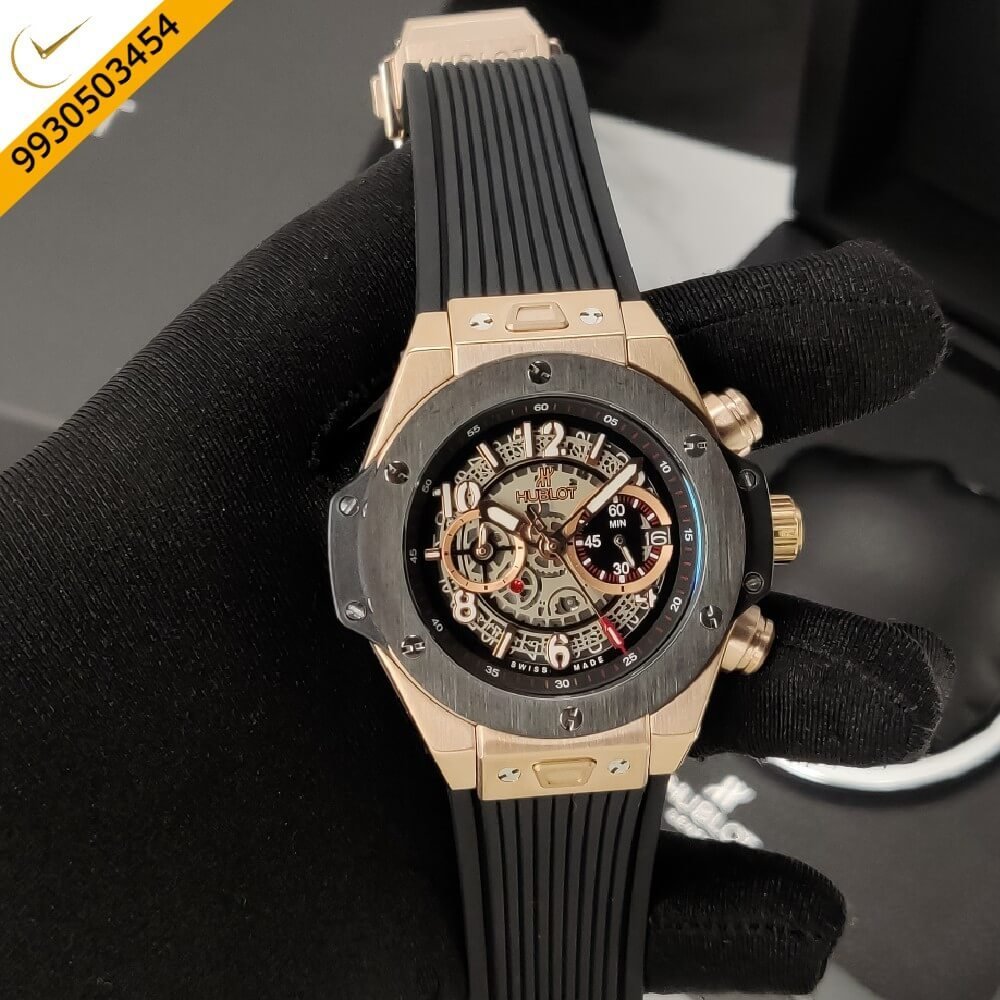 Hublot Big-Bang UNICO King Black Dial Black Rubber Strap Swiss Watch