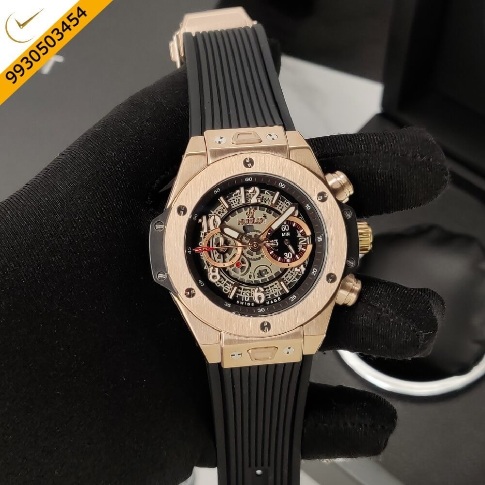 Hublot Big-Bang UNICO King Black Dial Black Rubber Strap Swiss Watch
