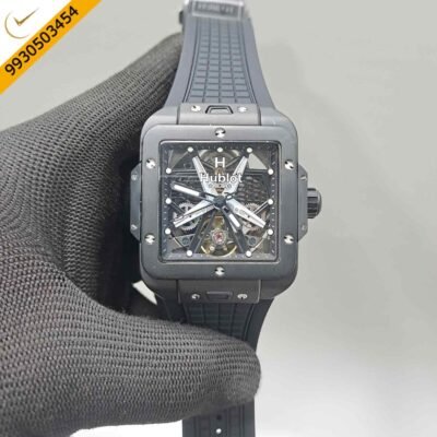 Hublot Square Bang Unico King Tourbillon Full Black Edition Swiss Automatic Watch