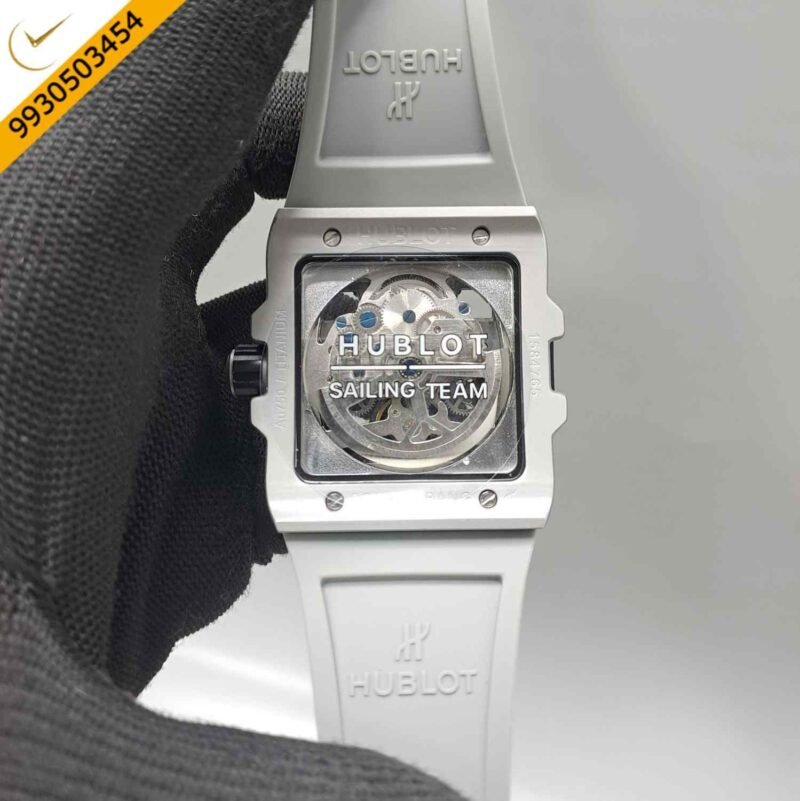 Hublot Square Bang Unico King Tourbillon Full Grey Edition Swiss Automatic Watch - Image 4