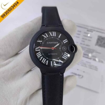 Cartier Ballon Bleu Full Black Swiss Automatic Watch