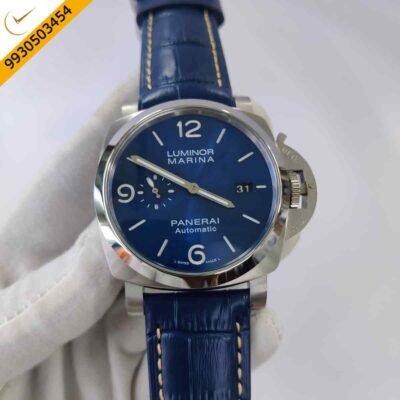 Luminor Panerai Radiomir Mediterraneo Blue Dial Swiss ETA Automatic Watch