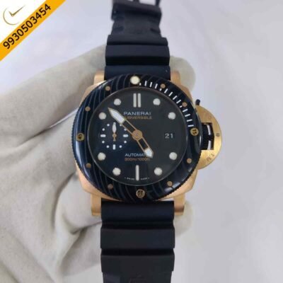 Luminor Panerai Submersible 300m Black Dial Swiss ETA Automatic Watch