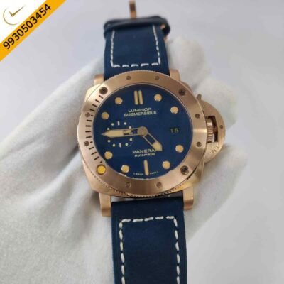 Luminor Panerai Submersible Blue Dial Swiss ETA Automatic Watch