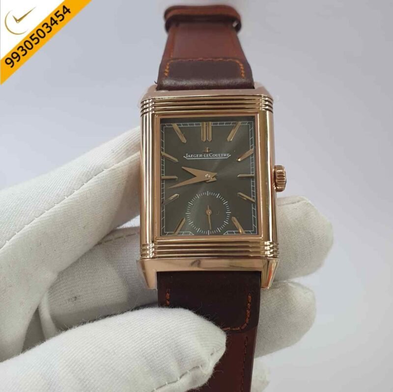 Jaeger-LeCoultre Reverso Tribute Grey Dial Swiss ETA Automatic Movement  Watch