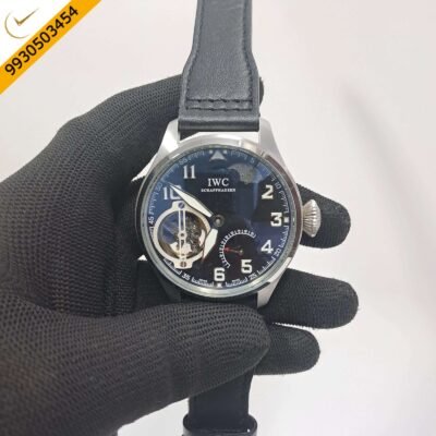 IWC Big Pilot’s Constant-Force Tourbillon Edition Black Dial Black Leather Swiss Automatic Watch