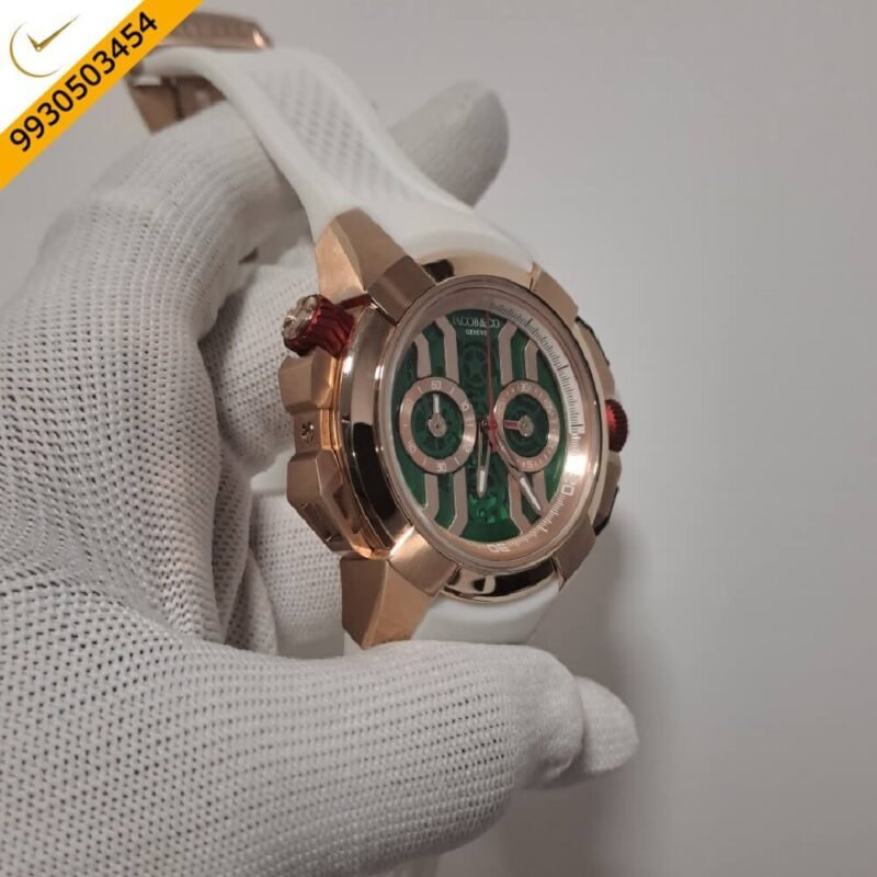 Jacob & Co Epic X Chronograph Green Dial Watch - Image 2