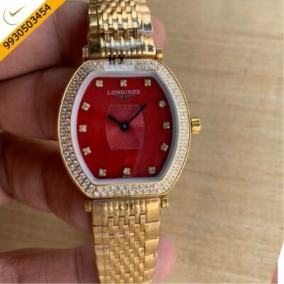 LONGINES LA GRANDE CLASSIQUE Gold Red DIAMOND Watch