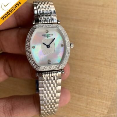 LONGINES LA GRANDE CLASSIQUE Silver White DIAMOND Watch