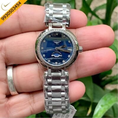 Longines PrimaLuna Blue Diamond Dial Watch
