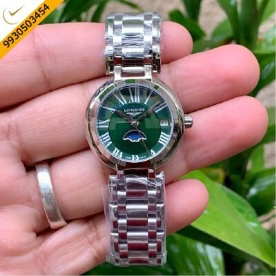 Longines PrimaLuna Green Dial  Watch