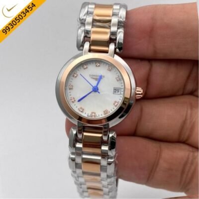 Longines Primaluna Dual Tone Diamond  White Dial  Watch
