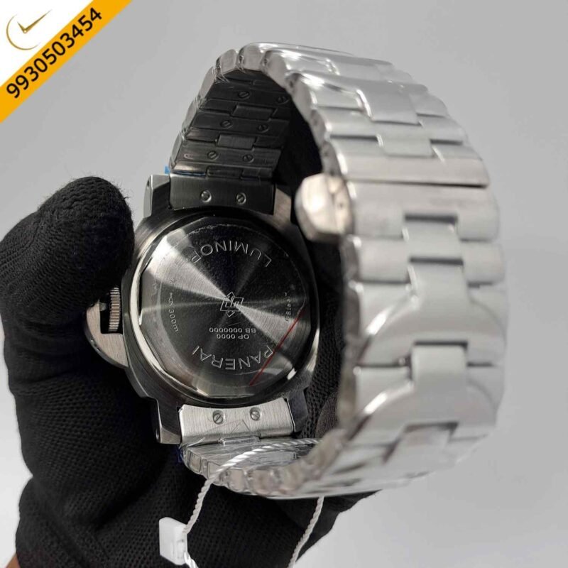 Luminor Panerai Steel Due Pastello Green Dial Limited Edition Swiss Automatic Watch - Image 4