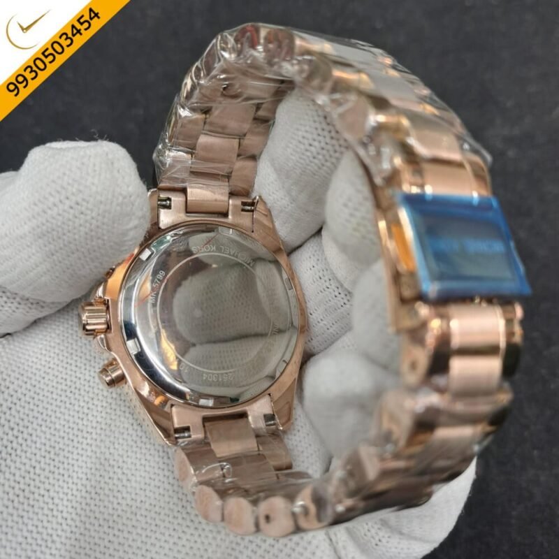 Michael Kors Analog Full Rose Gold Swiss Watch - Image 4