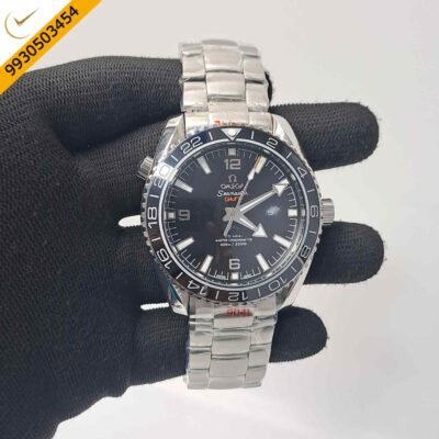 Omega Diver Planet Ocean 600M GMT Steel Black Dial Swiss Automatic Watch