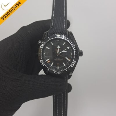 Omega Planet Ocean 600M Co‑Axial Diver Black Dial  Swiss Automatic Watch