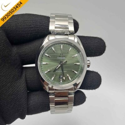 Omega Seamaster Aqua Terra Steel Green Dial Swiss Automatic Watch