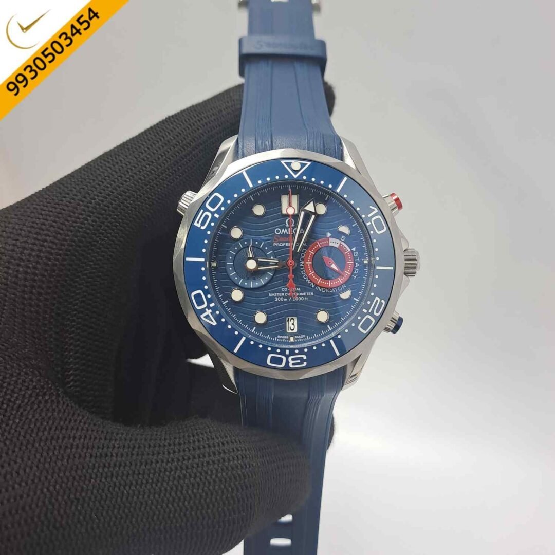 Omega Seamaster Planet Ocean 600M Full Blue Dial Swiss Watch