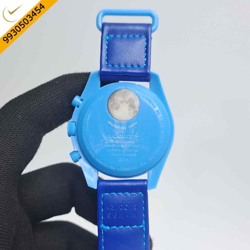 Omega Speedmaster Swatch Moonswatch Mission On Earth Chronograph Swiss Watch - Image 4