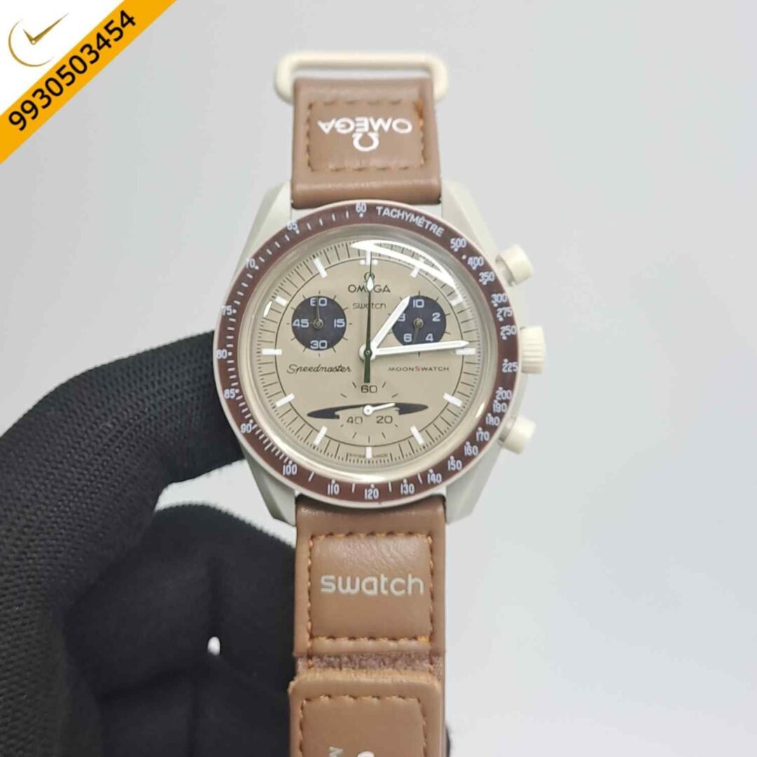 Omega Speedmaster Swatch Moonswatch Mission To Saturn Chronograph Swiss Watch