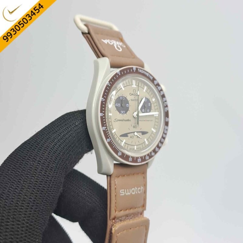 Omega Speedmaster Swatch Moonswatch Mission To Saturn Chronograph Swiss Watch - Image 2