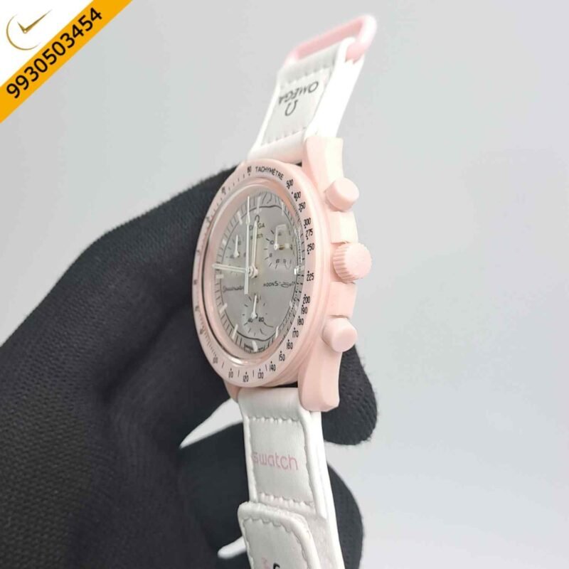 Omega Speedmaster Swatch Moonswatch Mission To Venus Chronograph Swiss Watch - Image 3