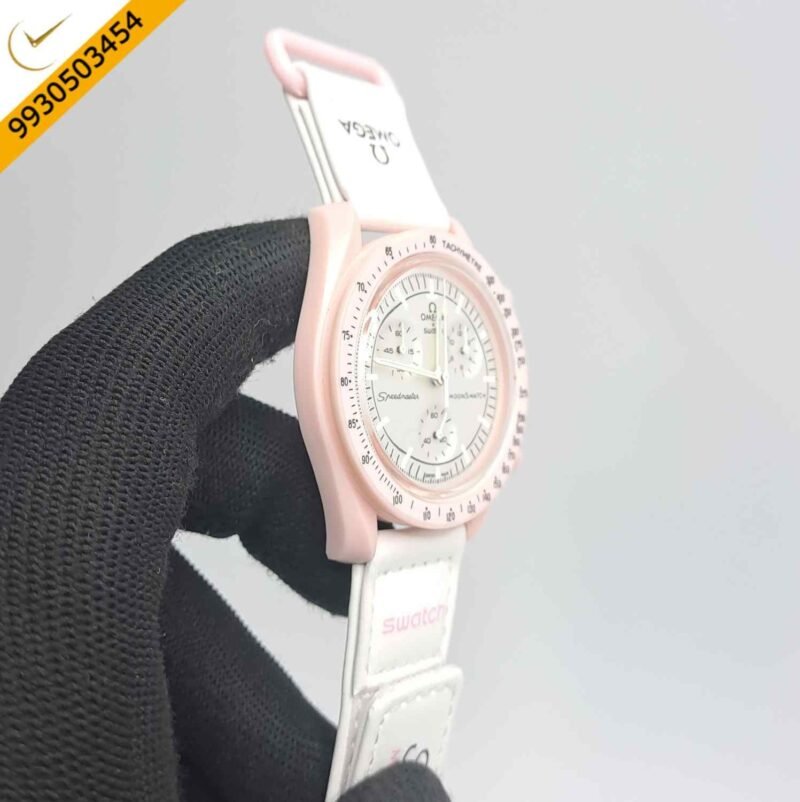 Omega Speedmaster Swatch Moonswatch Mission To Venus Chronograph Swiss Watch - Image 2