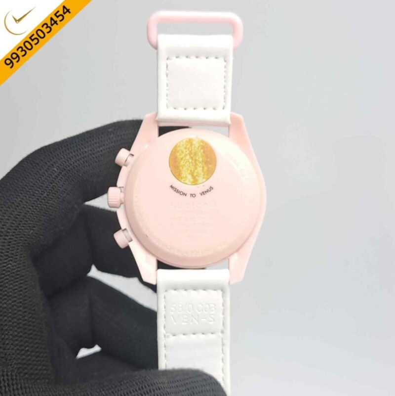 Omega Speedmaster Swatch Moonswatch Mission To Venus Chronograph Swiss Watch - Image 4