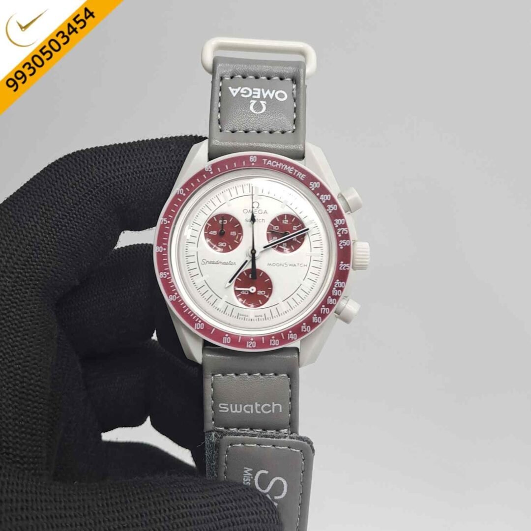 Omega Speedmaster Swatch Moonswatch Mission to Pluto Chronograph Swiss Watch
