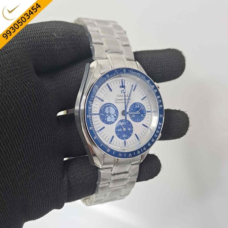 Omega Speedmaster White Dial Silver White Dial Swiss Watch - Image 3