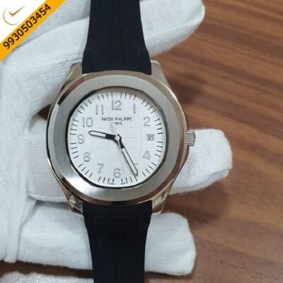 Patek Philippe Aquanaut Silver White Dial Swiss Automatic Watch