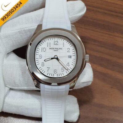 Patek Philippe Aquanaut Silver White Swiss Automatic Watch