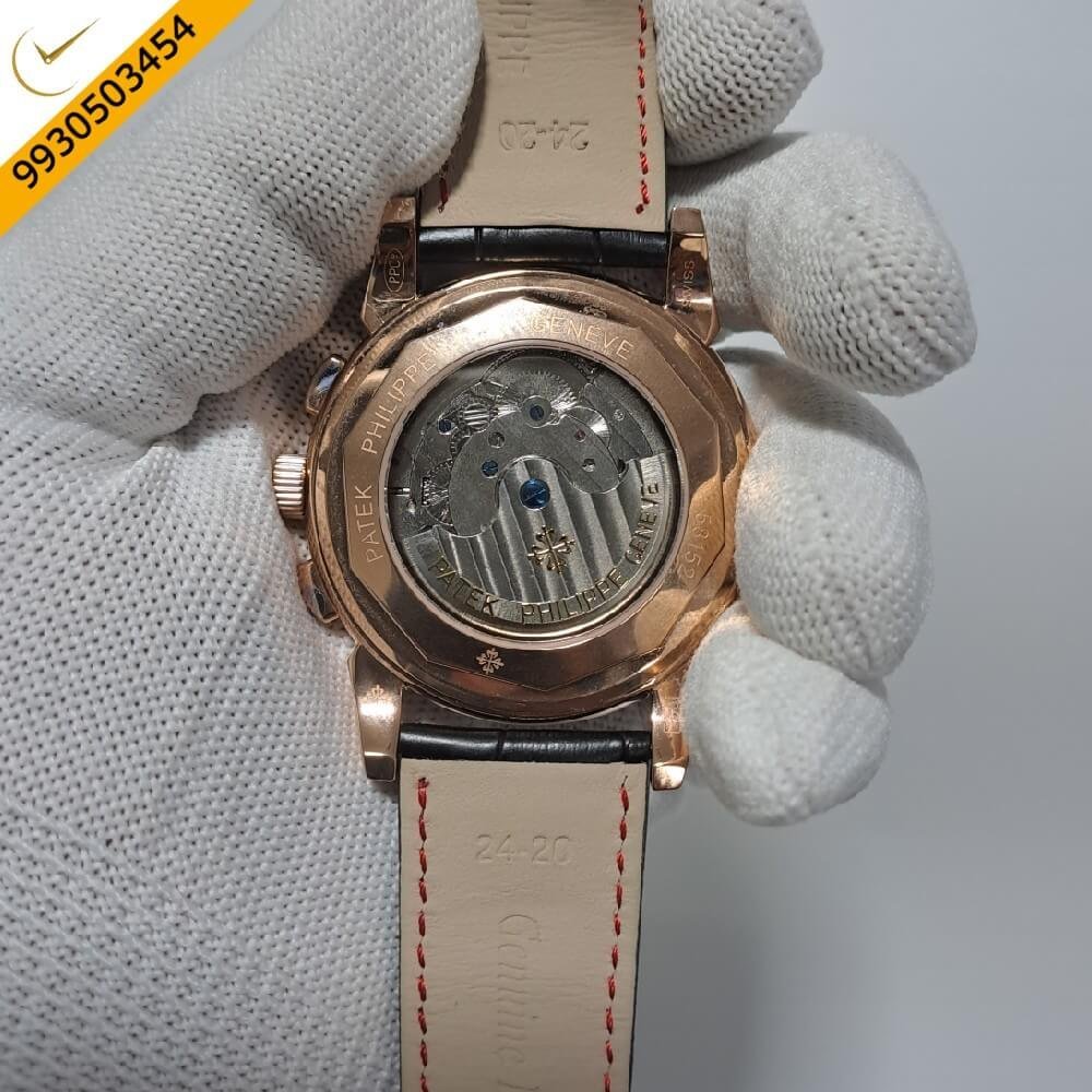 Patek Philippe Grand Complications Red Dial Swiss Automatic Watch - Image 4