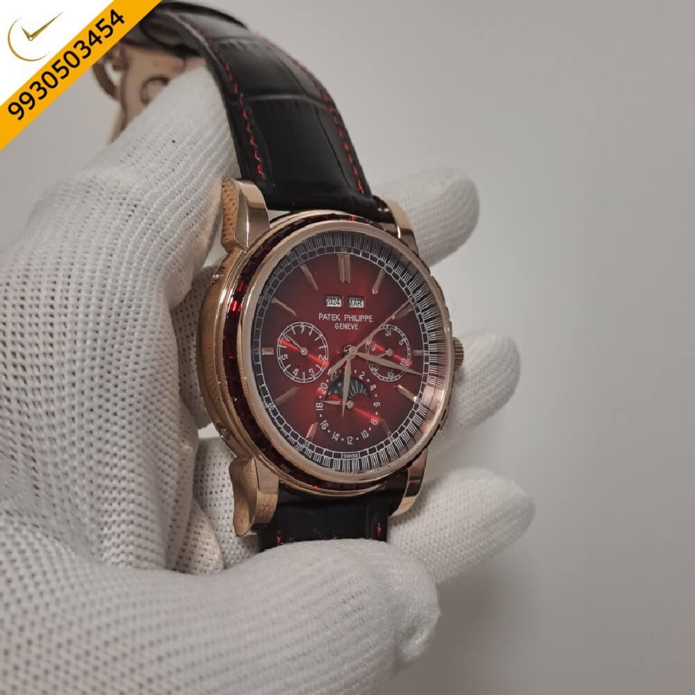 Patek Philippe Grand Complications Red Dial Swiss Automatic Watch - Image 2