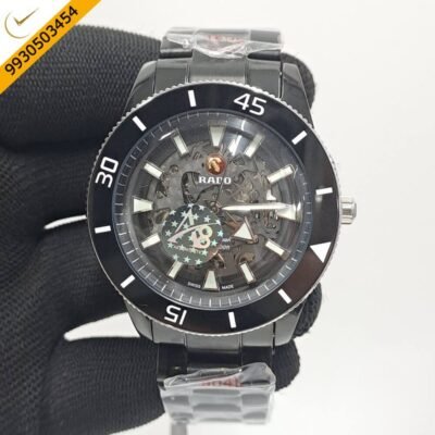 Rado Captain Cook Skeleton Dial Stainless Steel Strap Swiss Automatic Watch