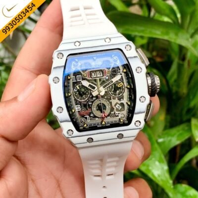 Richard Mille RM 011 03 Full White Swiss ETA Automatic Watch