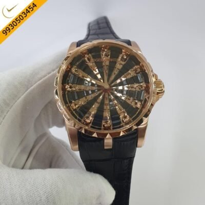 Roger Dubuis Excalibur Knights of the Round Table IV Grey Diamond Dial Swiss ETA Automatic Movement watch