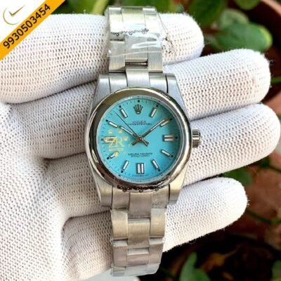 Rolex Oyster Perpetual Blue Dial Automatic Watch
