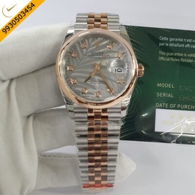 Rolex Oyster Perpetual Date Just Dual Tone Swiss ETA 3235 Automatic Movement Watch
