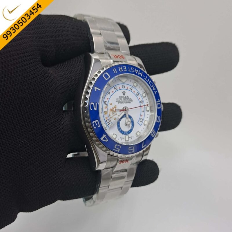 Rolex Oyster Perpetual Yacht-Master 2 Silver Swiss Automatic Watch - Image 3