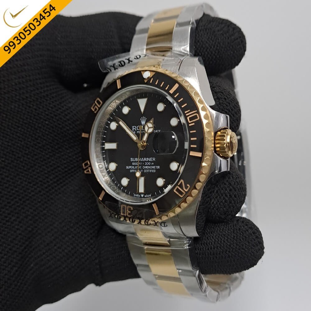 Rolex Submariner Black Dial Swiss Automatic Watch - Image 3
