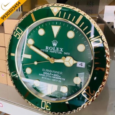 Rolex Submariner Green Dial Wall Clock