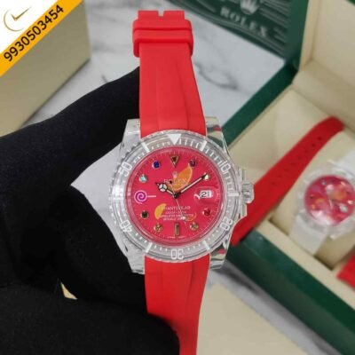 Rolex Submariner Phantomlab Full Red Swiss Automatic Watch