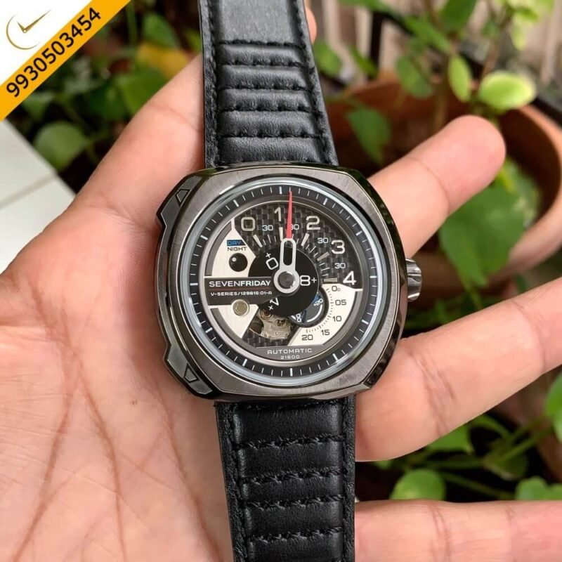 Seven Friday The Driver’s Edition Brown Dial Black Leather Strap Swiss Automatic Watch