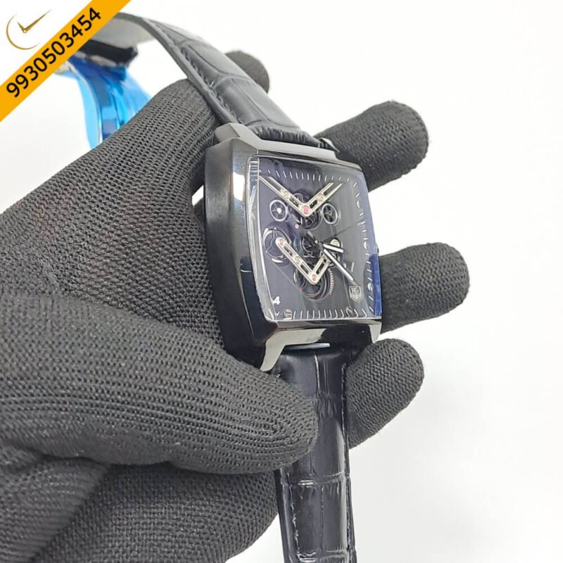 Tag Heuer Monaco V4 Full Black Limited Edition Swiss Watch - Image 3