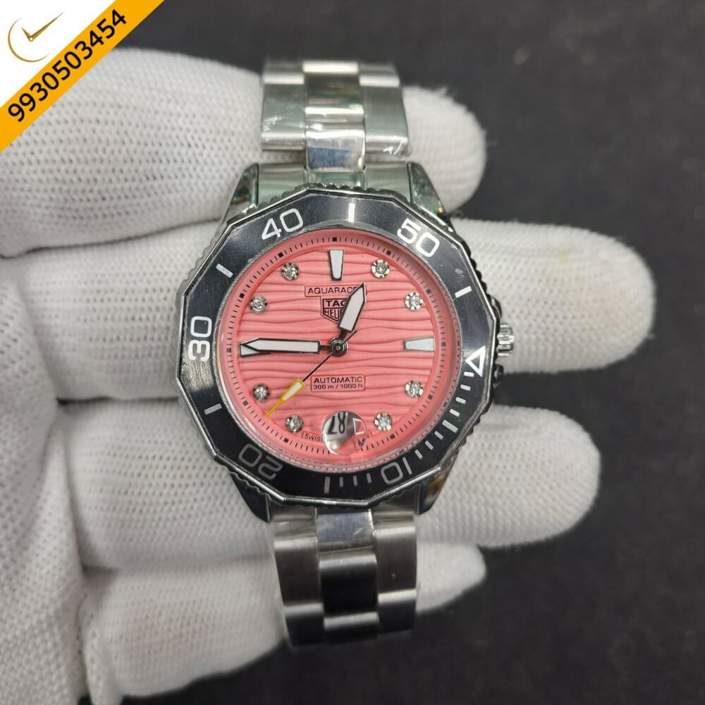 Tag Heuer Aquaracer Pink Dial Swiss Watch